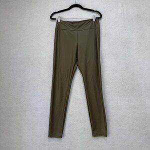 Calzedonia Leggings Womens Medium Olive Green High Rise Stretch Yoga Pants